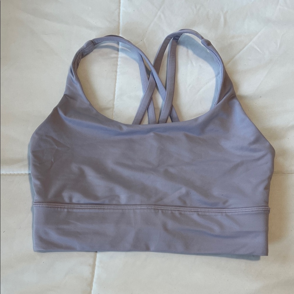 Purple Lululemon Longline Energy Bra size 6